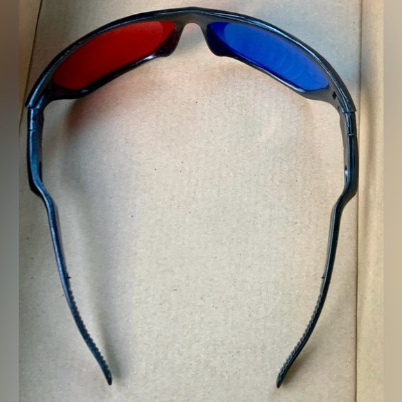 1990s Vtg Adult One Size 3D Movie Image Viewing Glasses - Picture 8 of 8